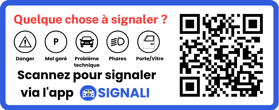 Modèle sticker horizontal français